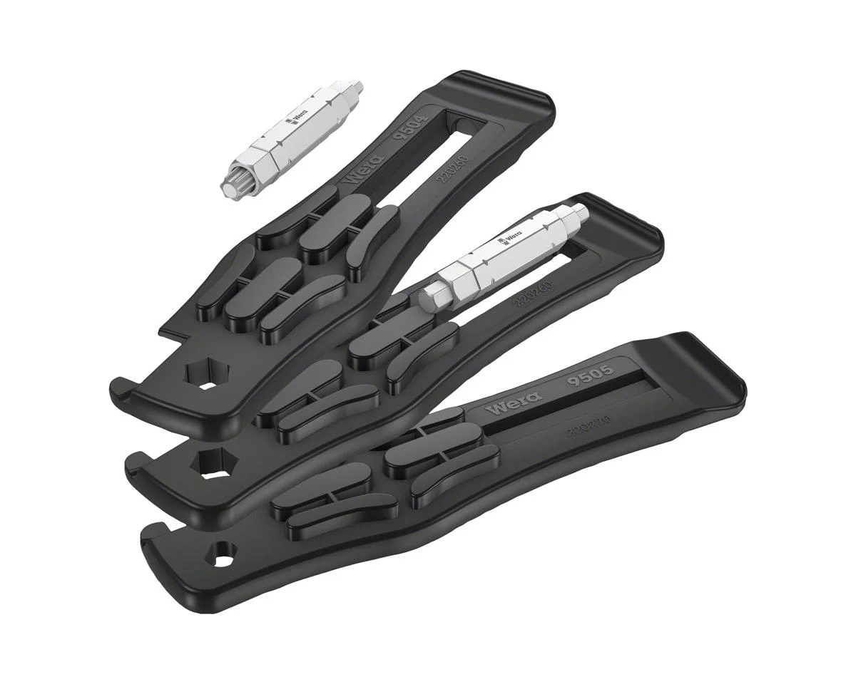 Wera Bicycle Set 15 Multi-Tool (Tire Levers, Hex, T25 Valve Core Tool)